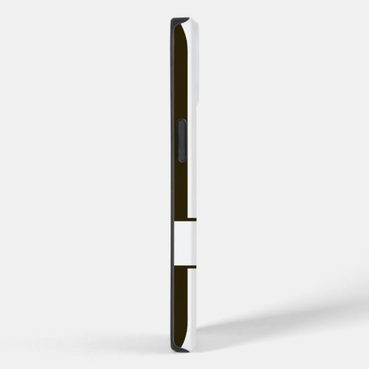 Nachtelijke chocolade-strips met monogram Case-Mate iPhone case (Achterkant / Rechts)