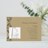 Nachtelijke en goudmakerij-weddenschappen informatiekaartje (Staand voorkant)