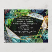 Nachtelijke feestdag Briefkaart uitnodiging (Voorkant)