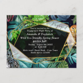 Nachtelijke feestdag Briefkaart uitnodiging