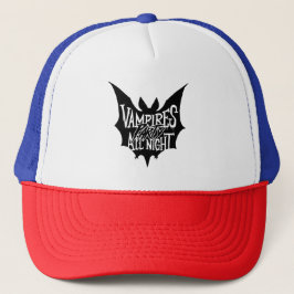 Nachtelijke Feestvreugde: Vampiers Halloween Feest Trucker Pet