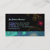 Nachtelijke flora moderne estheticus visitekaartje (Achterkant)