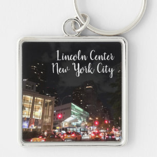 Nachtelijke fotografie van Lincoln Center NYC New Sleutelhanger