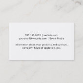 nachtelijke hemel | Bos Visitekaartje (Achterkant)