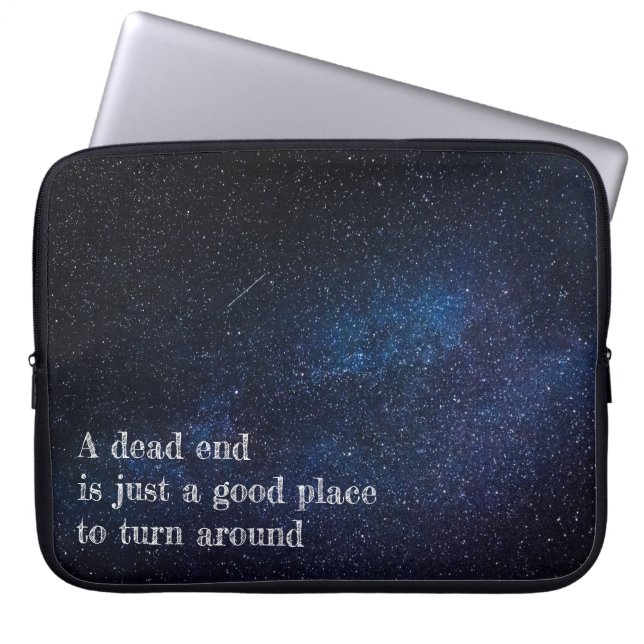 Nachtelijke hemel en sterren Laptop Sleeve (Voorkant)
