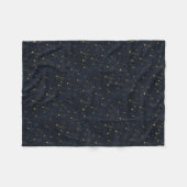 Nachtelijke hemel fleece deken (Voorkant (Horizontaal))