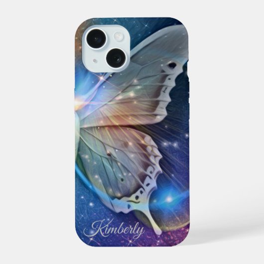 Nachtelijke hemel  iPhone 15 case (Achterkant)