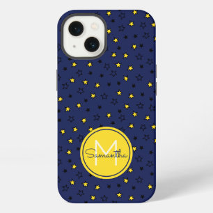 Nachtelijke Hemel Mooie Sterren op Marineblauw Pat iPhone 13 Hoesje