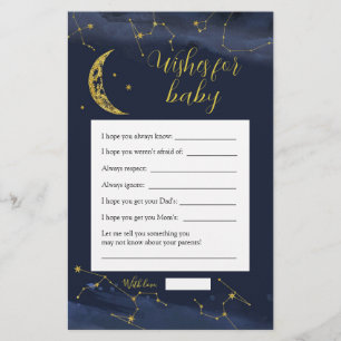 Nachtelijke hemel over de maan wil Baby