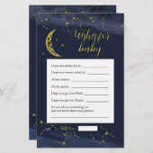 Nachtelijke hemel over de maan wil Baby (Voorkant / Achterkant)