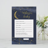 Nachtelijke hemel over de maan wil Baby (Staand voorkant)