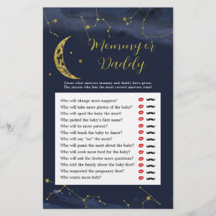 Nachtelijke hemel over de Moon Mam of Dad Games