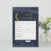 Nachtelijke hemel over de voorspelling van de Moon (Staand voorkant)