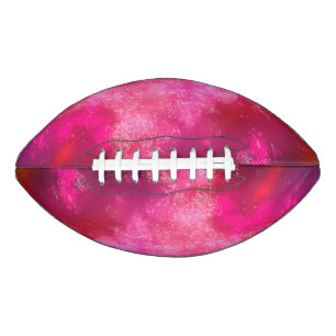 Nachtelijke hemel Roze vuurstraal American Footbal Football