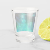 Nachtelijke hemel Smaragd Shot Glas (Achterkant)