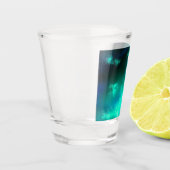 Nachtelijke hemel Smaragd Shot Glas (Links)