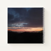 nachtelijke hemel ,Spiral Notitieboek (Achterkant)