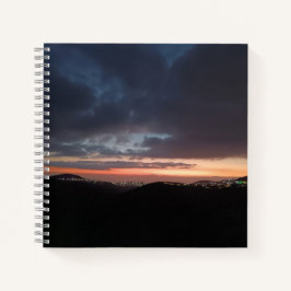 nachtelijke hemel ,Spiral Notitieboek