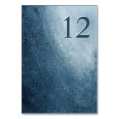 Nachtelijke hemel sterren marineblauw wit kaart (Achterkant)