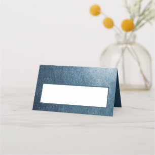 Nachtelijke hemel sterren marineblauw wit plaatskaartje