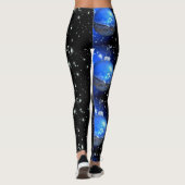 nachtelijke hemel Thunder_Cove vakantie zwart-blau Leggings (Achterkant)