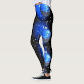 nachtelijke hemel Thunder_Cove vakantie zwart-blau Leggings (Links)
