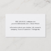 nachtelijke hemel | time-lapse visitekaartje (Achterkant)