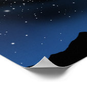 Nachtelijke hemel van de Auroranevel. Poster (Hoek)