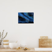 Nachtelijke hemel van de Auroranevel. Poster (Keuken)