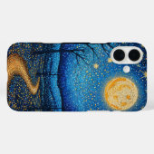 Nachtelijke hemel volle maan Case-Mate iPhone case (Achterkant (horizontaal))