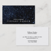 nachtelijke hemelvariatie visitekaartje (Voorkant / Achterkant)