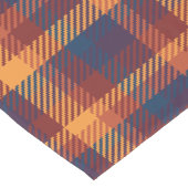 Nachtelijke Herfst Earth Tones Tweed Pset Pattern Korte Tafelloper (Hoek)