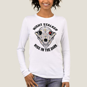 Nachtelijke Jager Rijst In De Donkere Cybernetisch Tri-Blend Shirt