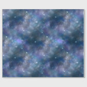 Nachtelijke luchten Bewolkt inpakpapier (Vlak)