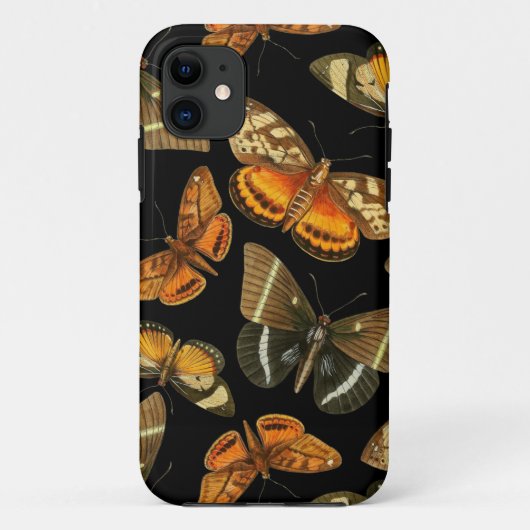 Nachtelijke mot en vlinder Case-Mate iPhone case (Achterkant)