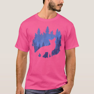 Nachtelijke Natuur van de Moonlight Bossen Wildlif T-shirt