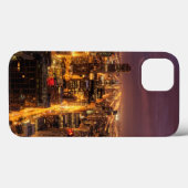 Nachtelijke omgeving van Chicago Case-Mate iPhone Case (Achterkant (horizontaal))