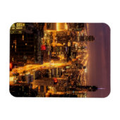 Nachtelijke omgeving van Chicago Magneet (Horizontaal)