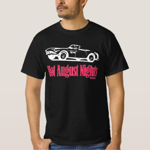 nachtelijke ophef in de auto t-shirt