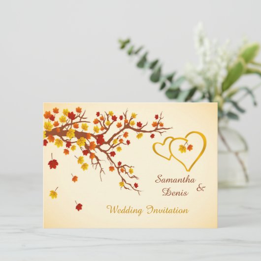 Nachtelijke paardenbladeren, harten Weddenschap Kaart (Staand voorkant)