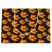 Nachtelijke rand kamer - naadloos halloween patroo groot cadeauzakje (Voorkant)