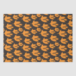 Nachtelijke rand kamer - naadloos halloween patroo tissuepapier