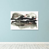 Nachtelijke reflectie canvas afdruk (Insitu (Houten vloer))