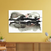 Nachtelijke reflectie canvas afdruk (Insitu (Woonkamer))