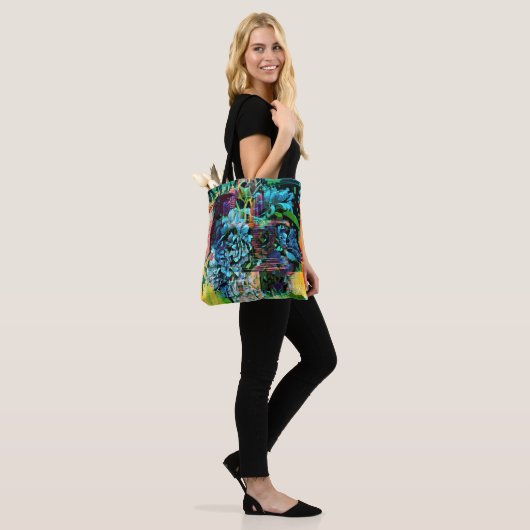 Nachtelijke Rozen Tote Bag (Op model)