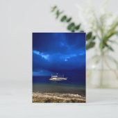 Nachtelijke seizoenscape, poster briefkaart (Staand voorkant)