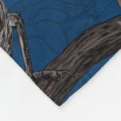 Nachtelijke sprookjes fleece deken (Hoek)