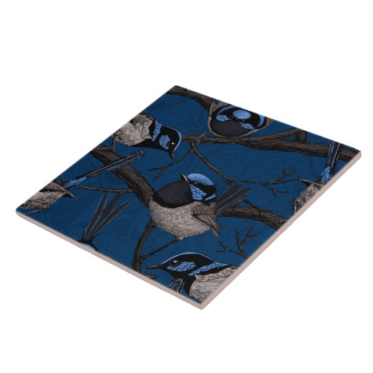 Nachtelijke sprookjes tegeltje (Zijkant)