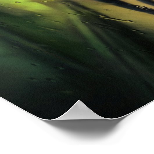 NACHTELIJKE STAD REGEN PRINT (Hoek)