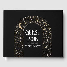 Nachtelijke sterrenhemel Zwarte Trouw Gastenboek